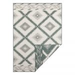 Zeleno-krémový vonkajší koberec Bougari Malibu, 150 x 80 cm