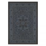 Čierno-sivý vonkajší koberec Bougari Anjara, 200 x 290 cm