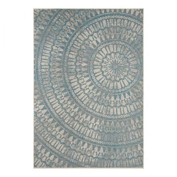 Sivomodrý vonkajší koberec Bougari Amon, 160 x 230 cm