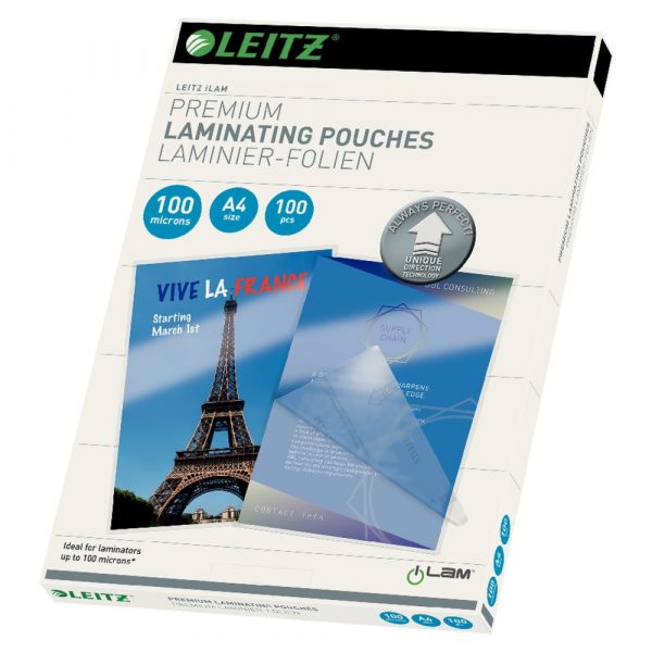 Súprava 100 laminovacích fólií Leitz Home Office, A4, 100 mic