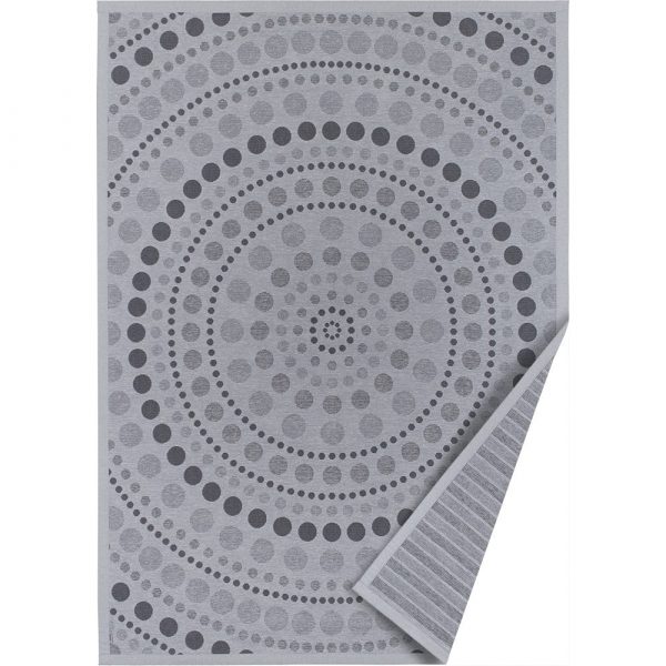 Sivý obojstranný koberec Narma Oola, 100 x 160 cm