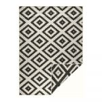 Čierno-krémový vonkajší koberec Bougari Malta, 80 x 150 cm