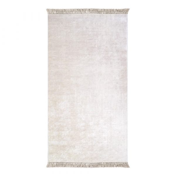 Krémovobiely koberec Vitaus Hali Geometrik, 50 × 80 cm