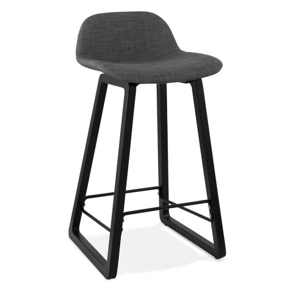 Čierna stolička Kokoon Trapu Mini, výška sedu 72 cm