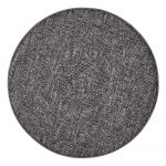 Tmavosivý vonkajší koberec Bougari Almendro, Ø 160 cm
