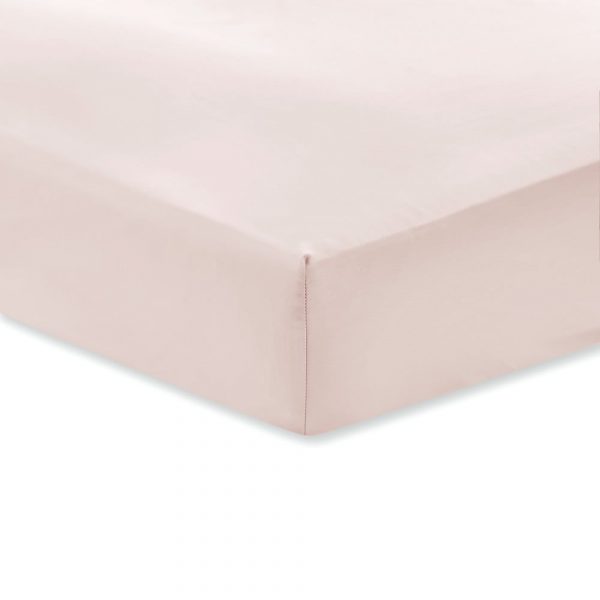 Ružová plachta z bavlneného saténu Bianca Classic 135 x 190 cm