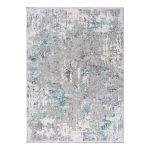 Modro-sivý koberec Universal Riad Abstract, 120 x 170 cm