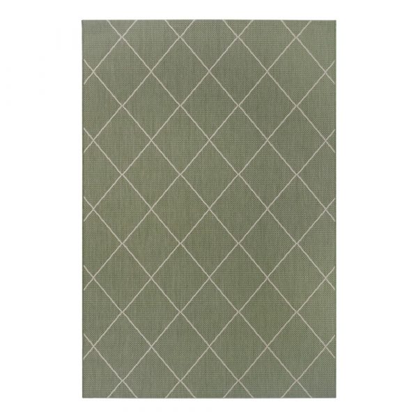 Zelený vonkajší koberec Ragami London, 80 x 150 cm