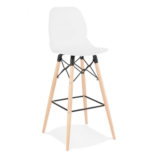 Čierna barová stolička Kokoon Marcel, výška sedu 75 cm