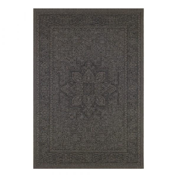 Čierno-béžový vonkajší koberec Bougari Anjara, 200 x 290 cm