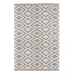 Sivo-krémový vonkajší koberec Bougari Isle, 70 x 140 cm