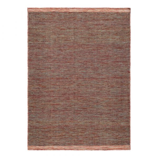 Červený vlnený koberec Universal Kiran Liso, 140 x 200 cm