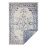 Modro-krémový vonkajší koberec Bougari Borbon, 160 x 230 cm