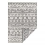 Sivo-biely vonkajší koberec Ragami Roma, 160 x 230 cm