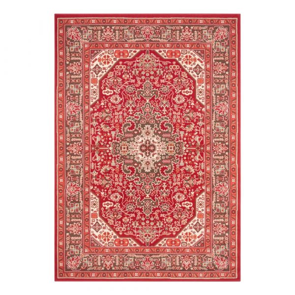 Svetločervený koberec Nouristan Skazar Isfahan, 80 x 150 cm