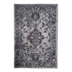 Tmavosivý koberec Floorita Edessa Grey Black, 200 × 290 cm