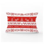 Vianočná obliečka na vankúš Minimalist Cushion Covers Nordic Knit, 35 x 55 cm