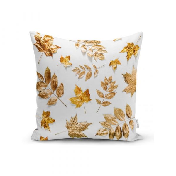 Obliečka na vankúš Minimalist Cushion Covers Golden Leaf, 42 x 42 cm