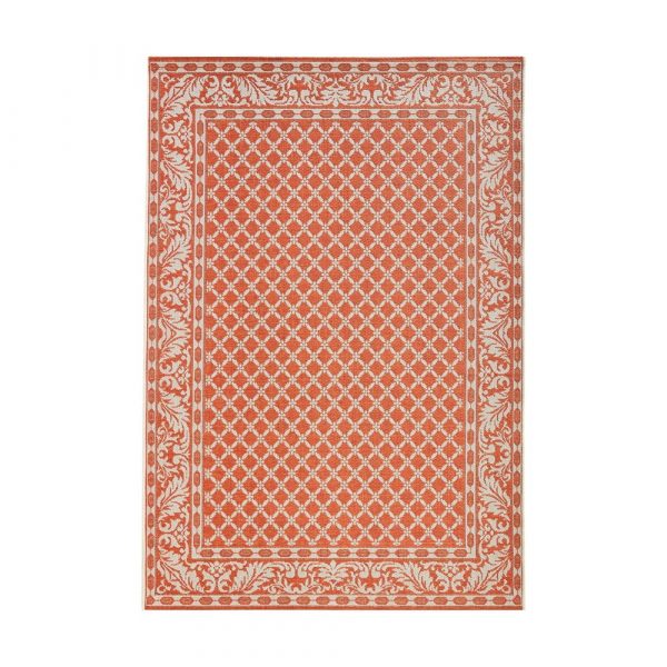 Oranžovo-krémový vonkajší koberec Bougari Royal, 115 x 165 cm