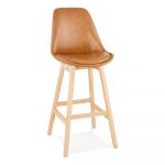Hnedá barová stolička Kokoon Janie, výška sedu 75 cm