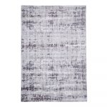 Sivý koberec Floorita Abstract Grey, 80 × 150 cm
