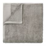 Sivý bavlnený uterák Blomus, 50 x 100 cm