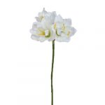 Umelý Amarylis biela, 54 cm