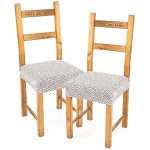 4Home Napínací poťah na sedák na stoličku Comfort Plus Geometry, 40 – 50 cm, sada 2 ks