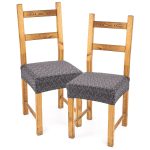 4Home Napínací poťah na sedák na stoličku Comfort Plus Harmony, 40 – 50 cm, sada 2 ks