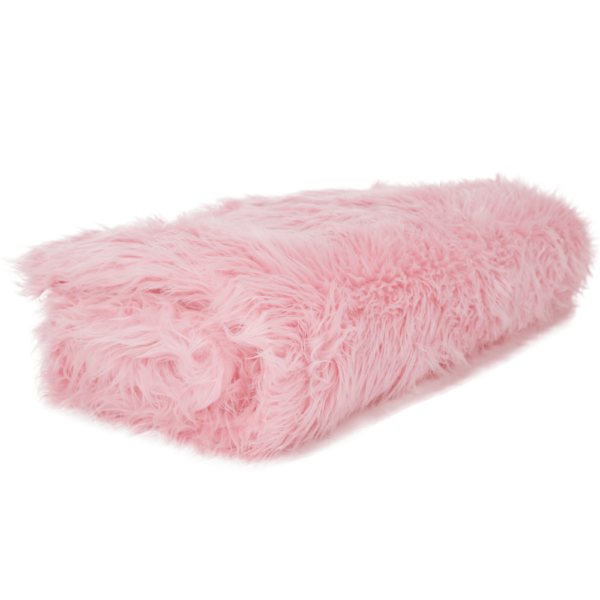 Kožušinová deka, ružová, 150×170, EBONA TYP 7