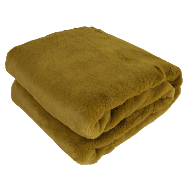 Kožušinová deka, zelená-greenery, 150×180, RABITA NEW TYP 8