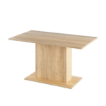 Jedálenský stôl, dub sonoma, 138×79 cm, OLYMPA