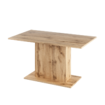 Jedálenský stôl, dub wotan, 138×79 cm, OLYMPA