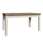 Jedálenský rozkladací stôl, sosna nordická/dub divoký, 160-203×90 cm, ROYAL ST