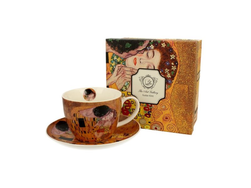 DUO – Šálka s podšálkou Gustav Klimt 450ml