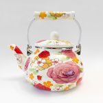 MAKRO – Čajník smalt 2,5L ruže rôzne dekory