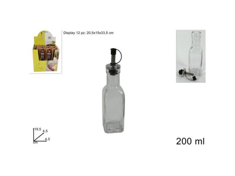 MAKRO – Fľaša na olej/ocot 200ml