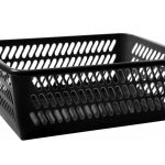 MAKRO – Košík čierny 30,5x20x11cm plastový
