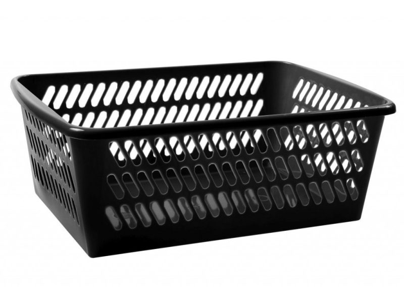 MAKRO – Košík čierny 30,5x20x11cm plastový