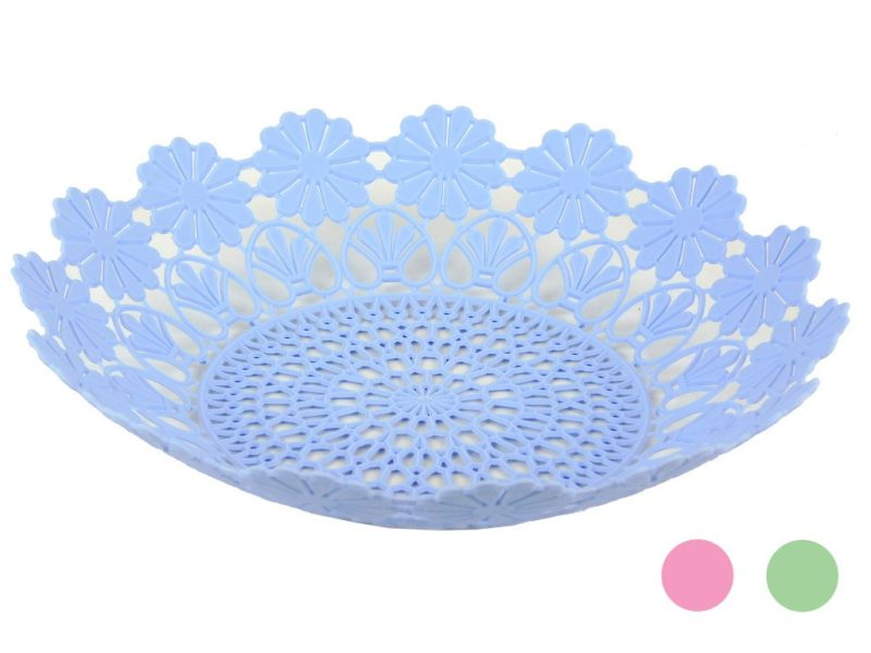 MAKRO – Košík plast 30cm kvet rôzne farby