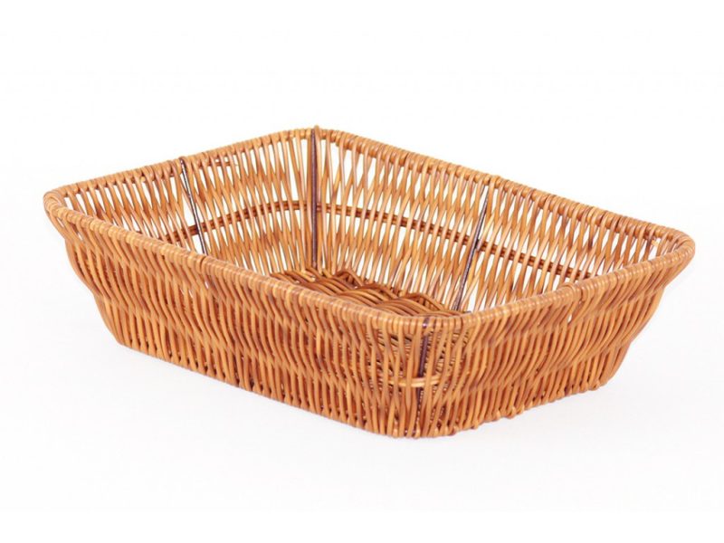 MAKRO – Košík pletený obdĺžnik dekor Wood
