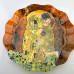 MAKRO – Podnos sklo 30cm Klimt Kiss