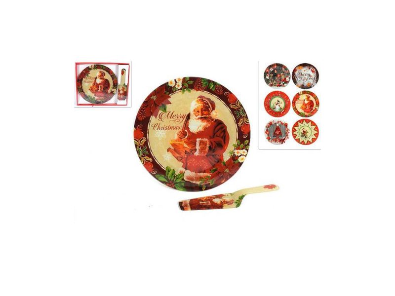 MAKRO – Servírovací tanier Vianoce 30xx1,5cm + lopatka na dezert