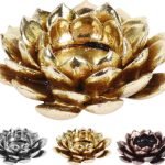 MAKRO – Svietnik 12x3cm Lotus rôzne farby
