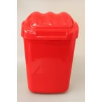 PLAFOR – Kôš na odpad FALA 30 l červený plast