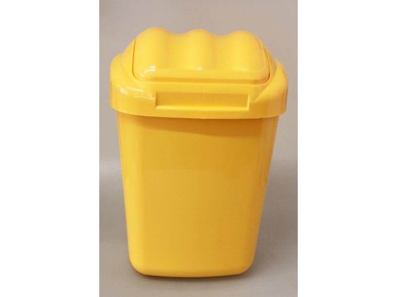 PLAFOR – Kôš na odpad FALA 30L žltý plast
