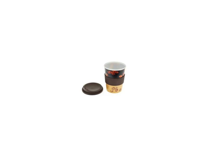 TVAR – Pohár na kávu 4dcl Ekoline+viečko