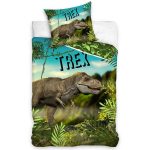 TipTrade Bavlnené obliečky T-Rex v pralese, 140 x 200 cm, 70 x 90 cm