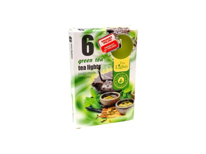 MAKRO – Sviečky čajové 6ks zelený čaj