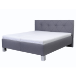 Sconto Čalúnená posteľ AFRODITE sivá, 160×200 cm